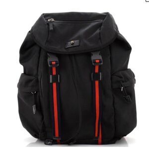 Gucci Men's Black Techno Canvas Techpack